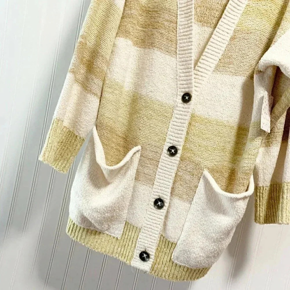Free People Size XS Grains Combo Southport Beach Oversized Cardigan Sweater NEW! - Picture 9 of 10